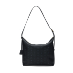 MCM Aren 24K kullatud messingist detailid Visetos kattega l&otilde;uend ja nahast kandekott &otilde;lakott Suur naiste k&auml;ekott Must MWHESTA02BK001 Basic Set (Bag+Dust Bag)