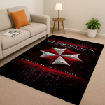 Leon R-Resident Evil M&auml;ngukoomiks Elutuba libisemiskindel ala vaip Pehme vaip magamistuppa m&auml;ngutuppa diivani juurde, kergesti puhastatav kodu uksematt 80x120cm( 31x47in)