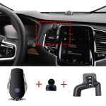 Autotelefoni hoidik Volvo XC90 T6 T8 2015~2025 jaoks GPS-i kinnitus Navigeerimispult Autotarvikud gray