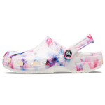 Crocs EVA Classic Tie-Dye Muster Klounid Naiste Jalatsid Valge Mitmev&auml;rviline 205453-6TS 38-39