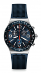 Swatch New Irony Chrono Sinise ruuduga k&auml;ekell YVS454 Meeste (Ametlikult imporditud)