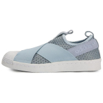 Adidas Originals SUPERSTAR Low top Skateboard Shoes Women's Light Blue BB2121 36⅔ gray