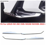 Esipamperi Nurgakaitse Liistukate Kaitseliist Roostevabast Terasest Tarvikud LEXUS NX 260 350h NX260 NX350h - 2026 jaoks black