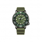 CITIZEN Maritime Adventure Moments Kollektsioon 200m Veekindel P&auml;ikeseenergia Kvartsmehhanism Kummirihm BN0157-11X Green Dial