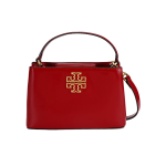 Tory Burch Britten Double T Logo Riistvara Nahast &Otilde;la Crossbody Kott V&auml;ike Naiste k&auml;ekotid Punane 142622-600 Basic Set (Bag+Dust Bag)