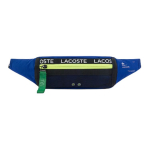 Lacoste Logo Mitmek&uuml;lgne Mugav Nailonist Crossbody Rinnakott Unisex kotid Sinine NU3798UH-126020-J77 Blue,Medium