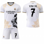 2025-26 Real Madrid valge madu eriv&auml;ljaanne kodus&auml;rk #7 Vin&iacute;cius #5 Bellingham #9 Mbapp&eacute; Jalgpallis&auml;rgid M