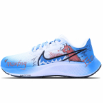 Nike Pegasus 38 Cushioning Slip Resistant Abrasion Resistant Low top Running Shoes Men's Blue White CW7356-100(Team147-) 42.5