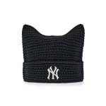 [KARINA VALIK] MLB Suvine heegeldatud m&uuml;ts Mj&auml;u - 3 trendikat v&auml;rvi Kassik&otilde;rvadega Cream(NY)