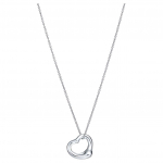 Tiffany & Co. Elsa Peretti&reg; Avatud S&uuml;dame Ripats V&auml;ike 925 H&otilde;bedast Kaelakee Naiste kaelakee 10660092 Box