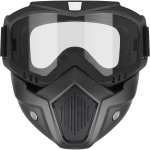 Taktikaline mask &uuml;hildub Nerf Rival, Apollo, Zeus, Khaos, Atlas ja Artemis p&uuml;stolitega Rival Airsoft mask, must eemaldatavad maskid kaitseprillidega must