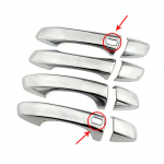 Skoda Octavia 2017-2024 jaoks k&uuml;ljeukse k&auml;epideme kate s&uuml;sinikkiust v&auml;rviga kaunistamiseks muutke Chrome'i kaunistuste kaitse kleebis