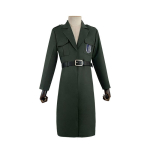 Attack on Titan Cosplay Kost&uuml;&uuml;m Uurimiskorpus Cosplay Anime R&otilde;ivastus T&auml;iskomplekt S&otilde;jav&auml;eroheline Jakk Keep R&uuml;&uuml; Single Jacket L black