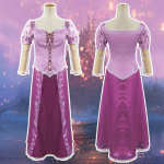 Rapunzeli Cosplay Kost&uuml;&uuml;m Pika Juustega Printsessi Cosplay R&otilde;ivastus Halloweeni Printsessi Kleit Rapunzel Princess Dress XXL pink