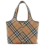Burberry Vintage Check L&otilde;uendist Tassikott Kuldse Riistvaraga Igap&auml;evaseks Kasutamiseks Shopping Bag Set(Basic Set+Shopping Bag)