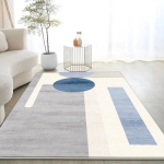 Kaasaegne Minimalistlik Roheline Vaip Libisemisvastane Pestav Suur Vaip Elutuppa Magamistuppa Geomeetriline Dekoratsioon 100*160cm