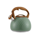 Mahutavus Majapidamise gaasipliit Must vileava veekeetja Induktsioonpliidi veekeetja 3 liter green diamond pattern kettle gray