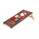 Cornhole komplekt V&auml;li m&auml;ngude kandekott Kokkupandav Cornhole m&auml;ng Lastele ja t&auml;iskasvanutele Siseruumides v&otilde;i v&auml;listingimustes Tagahoovi viskem&auml;ngud A