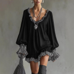 Elegantne salendav maxi kleit Vintage XL must