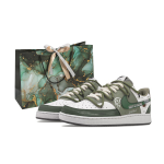 Nike Court Vision Mori Traveler Breathable Low top Skateboard Shoes Men's Army Green IM0459-104(Team420-) 44 gray