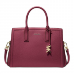 MICHAEL KORS Laila kuldne metalllogo nahast kott keskmine naiste mulberry kuld