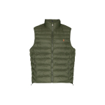 Polo Ralph Lauren Ss22 &Uuml;hev&auml;rviline Tikitud Logoga Tepitud Vest Meeste vestid Roheline 710810898-010 S