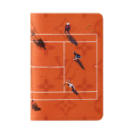 Louis Vuitton taskuorganisaator Tennis Clay Monogramm l&otilde;uend Unisex rahakotid Oranž M14883 Basic Set (Bag+Dust Bag)