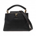 [Kasutatud] Capucines Must Nahast BB Crossbody Kott - Hea #15PWYU2 ONE SIZE