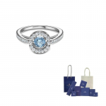 Swarovski Sparkling Dance S&otilde;rmused Naistele 55-Original Brand Box And Bag meresinine v&auml;rv