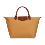 LONGCHAMP Le Pliage Original Keskmine T&otilde;mblukuga Kotikott Basic Outfit (Package) pruun