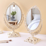 Nordic Makeup Mirror Ins Vintage Dekoratiivpeegel Plastikust Kosmeetika Peeglituba Kodukaunistused Espejos Decorativos Ilut&ouml;&ouml;riistad