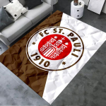 2025 Uus St. Pauli FC Vaip Vaip elutuppa Magamistuppa Kodu Diivani Kaunistus, Laste m&auml;ngimine libisemiskindel P&otilde;randamatt 100x150cm( 39x59in)