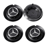 4 tk 147 mm C-1028 17028 Auto rattakeskuse katte embleem logo Mercedes Benz AMG G63 G350 G500 S680 GLS600 tarvikutele PQ7 matt must v&auml;rv
