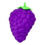 Lilla Viinamari Squishy M&auml;nguasi Pehme TPR Aeglase Tagasil&ouml;&ouml;giga Pigistatav Fidget Realistlik Puuvili Stressi Leevendus Sensoorne Dekompressioon Laste Kingitus purple