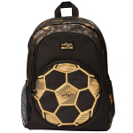 Smiggle Kuldsest Jalgpallist Kollektsioon Seljakott Pinal Crossbody L&otilde;unakk Kerge Koolilastele 18th Anniversary Football Large Backpack 42x30 cm