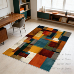 Kaasaegne geomeetriline t&ouml;&ouml;toa libisemiskindel vaip Kodu kaunistus Pestav kohev elutoa vaip Kokkupandav magamistoa s&ouml;&ouml;gitoa matt Pehme 80cm x 120cm