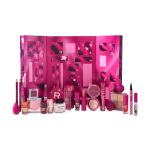 Revolution Makeupi Advendikalender 24-osaline komplekt huultele, silmadele ja n&auml;ole pink