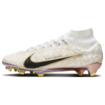 Nike Mercurial Superfly 9 FG Murukattega Libisemisvastased Jalgpallijalatsid Meeste Valge Must Kuld HJ0707-100 43 kuld