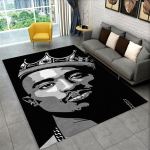 R&auml;ppar Eminem Tupac 2pac Hip Hop Rap God Vaip Vaip M&auml;ngutoa Magamistoa Elutoa Diivani Kodu Dekooriks, Lasteala Vaip Libisemisvastane 100cm x 150cm