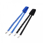 Reguleeritav koerahooldusrihm, D-r&otilde;ngad, ujumisrihm, vaba suurusega lemmiklooma t&otilde;mbev&ouml;&ouml; (sinine) must