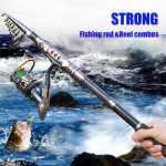 Spinningu ja -rulli kombinatsioonid, s&uuml;sinikkiust teleskoop&otilde;ngeritv koos spinningurulli kombodega 1.8m Rod with 2000 Reel