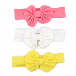 3 tk/komplekt Bowknot Beebi peapael lilleprintidega Lastele T&uuml;drukute Juuksepael Laste Turban Juuste Aksessuaarid