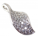 Les Tr&eacute;sors De Lily [F6336] - Pendentif Argent 'D&eacute;esse' Blanc valge