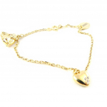 Altesse [H3252] - Bracelet Plaqu&eacute; Or 'Love' kuld