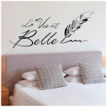 Les Tr&eacute;sors De Lily [Q4809] - Planche de stickers 'Messages' ('La vie est belle') - 50x70 cm must