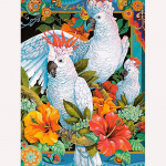 5D Teemantmaal Loomade Papagoide T&auml;is&uuml;mmargused Teemanttikandid Ristpistes Seinamaaling 20X30CM