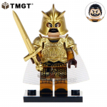 Film Troonide m&auml;ng Jaime Lannister Barristan Selmy j&auml;&auml;- ja tulekivist ehitusploki m&auml;nguasi Army Green