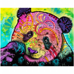 T&auml;ielik 5D Teemantmaaling Loom Panda Teemanttikandid Ristpistes Kodukaunistus K&auml;sitsi valmistatud kingitus 25x30cm