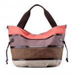 SCIONE Contrast Canvas kott &Otilde;lakott Mood Wild Cross-body triibuline k&auml;ekott 48cm*20cm*60cm oranž