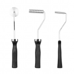 3 tk Klaaskiudrulli t&ouml;&ouml;riistade komplekt Klaaskiust mullilaba t&ouml;&ouml;riista lamineerimisv&auml;rvi rullide komplekt vormi jaoks must